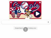 Play google doodle baseball